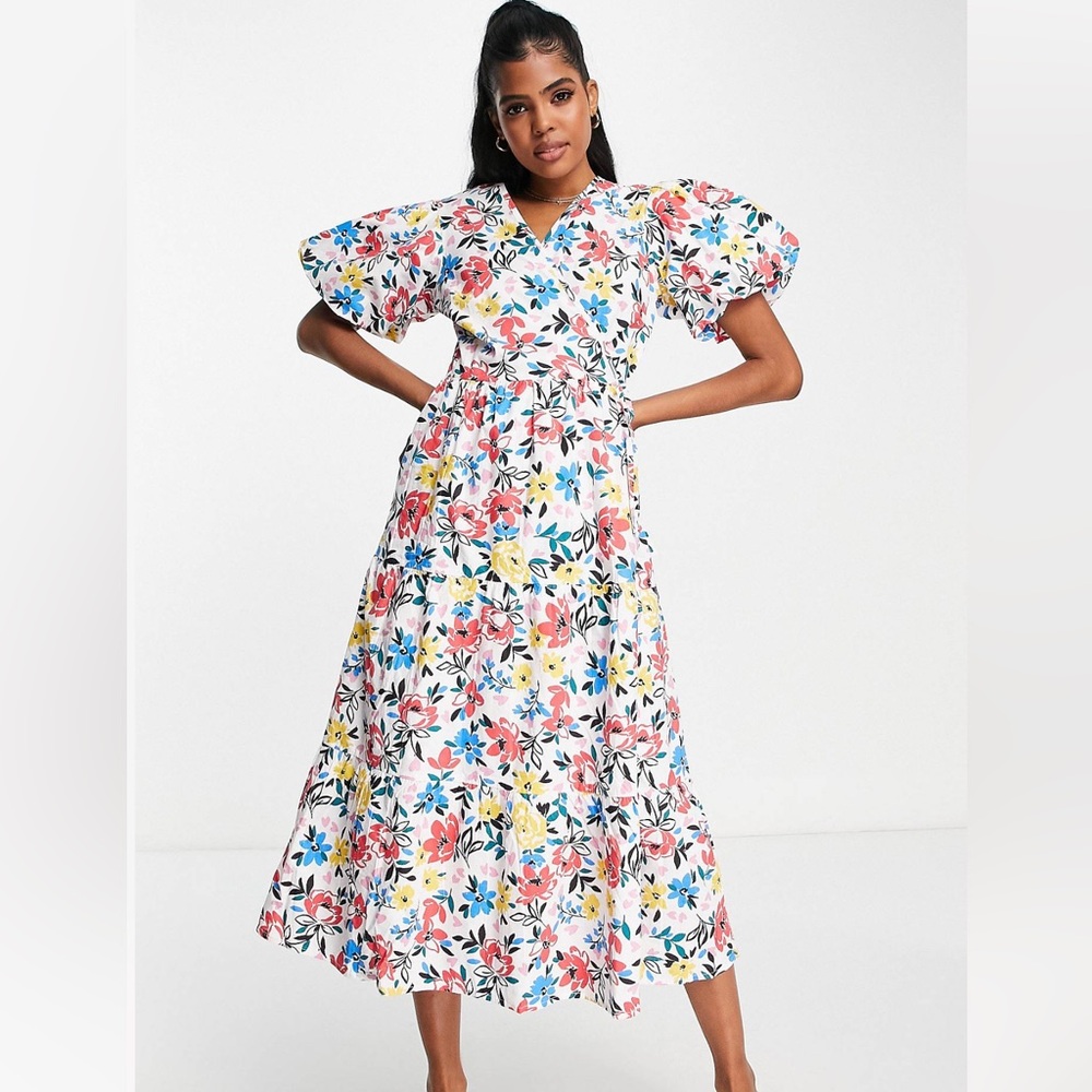 New look midi wrap dress